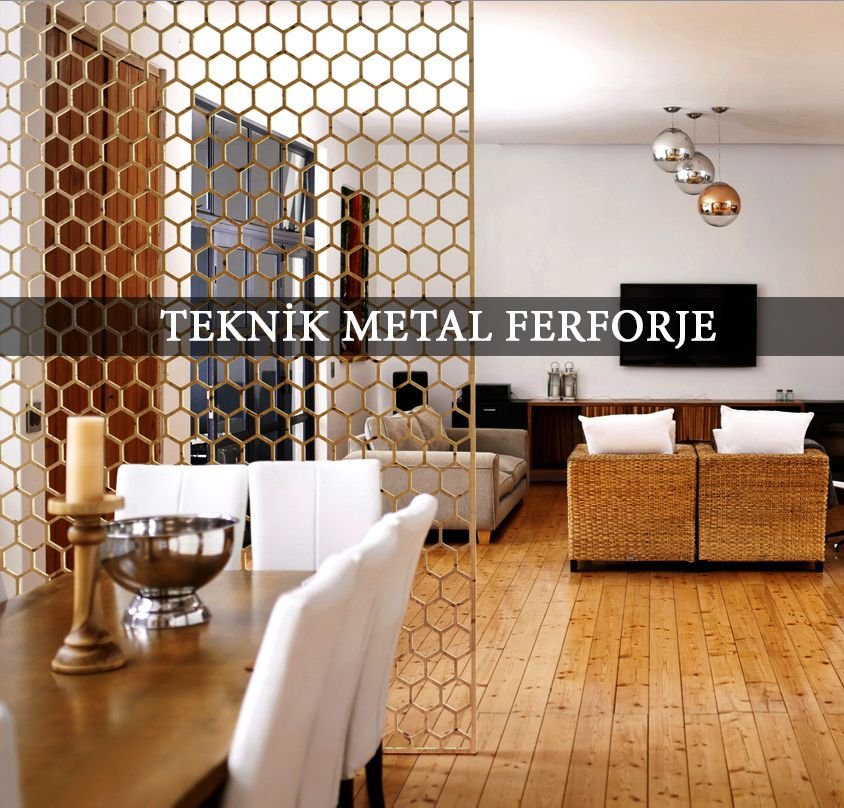 LAZER KESİM METAL PETEK DESENLİ SEPERATÖRLER
